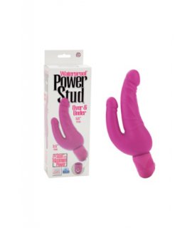 Вибромассажер Power Stud Over & Under Dongs розовый