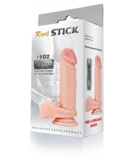 Вибратор RealStick #102 телесный, 7 режимов вибрации, 17 см