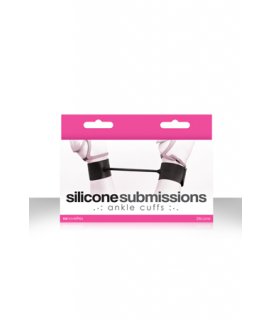 Наножники силиконовые Silicone Submissions Ankle Cuffs черные