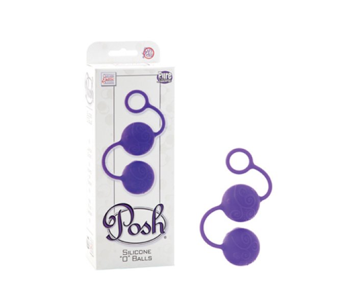 Вагинальные шарики Posh Silicone “O” Balls фиолетовые