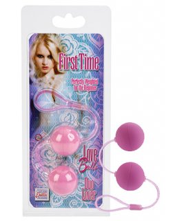 Вагинальные шарики First Time Love Balls Duo Lover - Pink