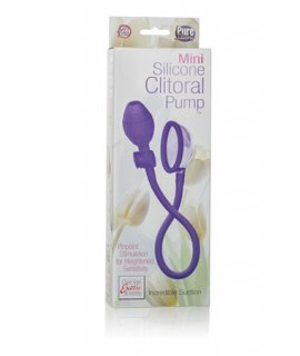 Помпа- мини Mini Silicone Clitoral Pump - Purple из силикона фиолетовая