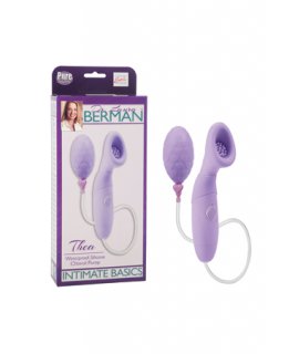 Помпа Waterproof Silicone Clitoral Pump Collection Thea с вибрацией фиолетовая